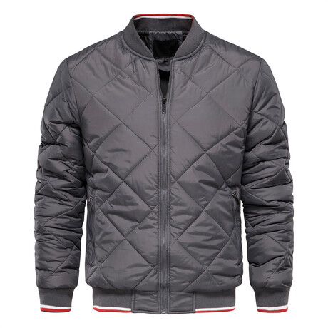 Quilted Jacket // Gray (XS)