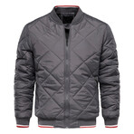 Quilted Jacket // Gray (3XL)