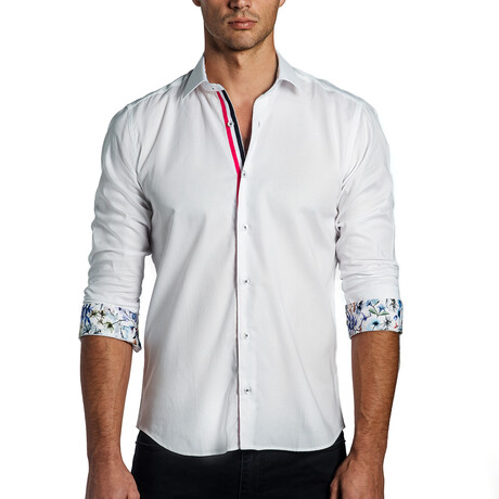 Ali Men's Long Sleeve Shirt // White (S)