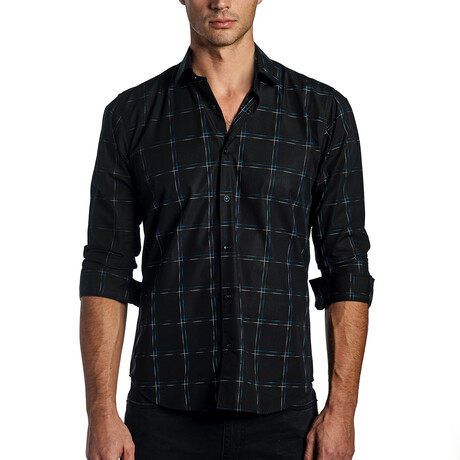 Josiah Men's Long Sleeve Shirt // Black (S)