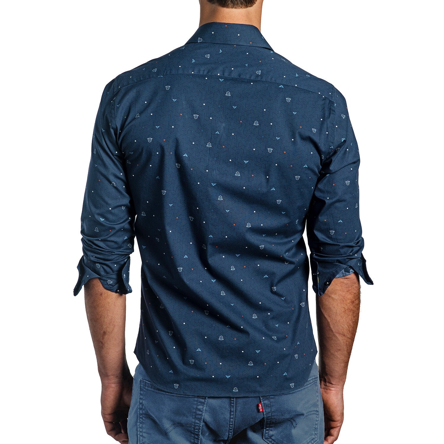 Mason Men's Long Sleeve Shirt // Dark Navy (S) - Jared Lang Shirting ...