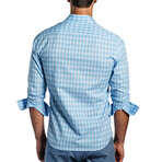 Nelson Men's Long Sleeve Shirt // Light Blue Check (S)