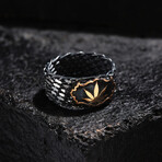 Design Silver Men's Ring // Oxidized Silver (9)