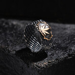 Design Silver Men's Ring // Oxidized Silver (9)