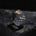 Design Silver Men's Ring // Oxidized Silver (9)