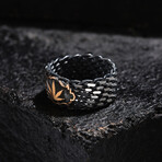 Design Silver Men's Ring // Oxidized Silver (9)