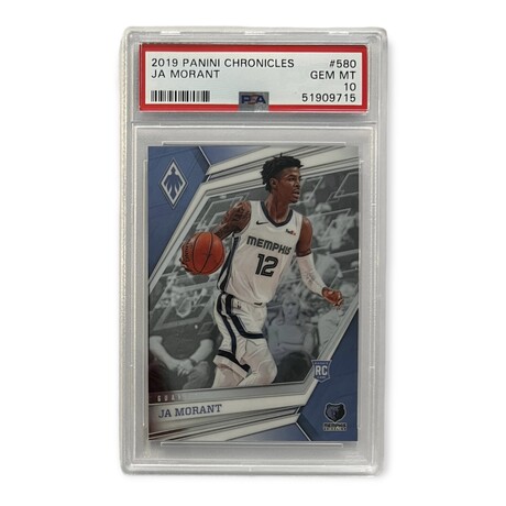 Ja Morant // 2019 Panini Chronicles // Rookie Card // PSA 10 Gem Mint