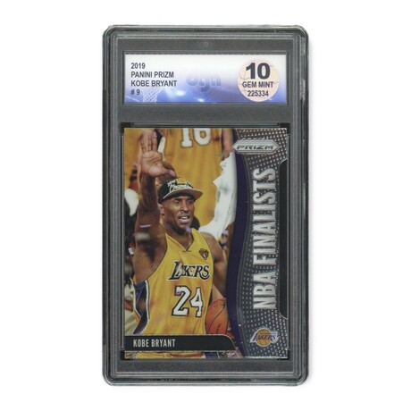 Kobe Bryant // 2019 Panini Prizm NBA Finalists // DGA 10 Gem Mint