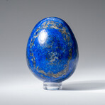 Genuine Polished Lapis Lazuli 2" Egg With Acrylic Display Stand