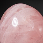 Genuine Polished Rose Quartz 2.75" Egg With Acrylic Display Stand