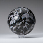 Genuine Polished Indigo Gabro 2.25" Sphere With Acrylic Display Stand