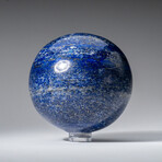 Genuine Polished Lapis Lazuli 2.5" Sphere With Acrylic Display Stand