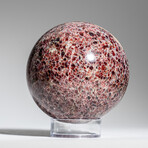 Genuine Polished Garnet Sphere 2.25" With Acrylic Display Stand