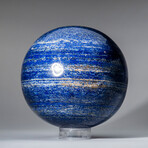 Genuine Polished Lapis Lazuli Sphere With Acrylic Display Stand // 11.1lb