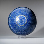 Genuine Polished Lapis Lazuli Sphere With Acrylic Display Stand // 11.1lb