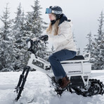 MoonBike + Fast Charger // White