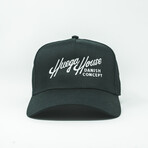 Retro Script Everyday Hat // Black