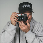 Retro Script Everyday Hat // Black