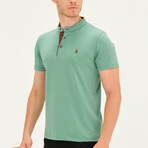 Short Sleeve Henley // Sage (L)