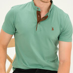 Short Sleeve Henley // Sage (L)