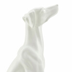 Greyhound Sculpture // Matte White