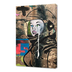 E // Astronaut // Graffiti // Pop Art // Street-Art Aesthetics (12"H x 8"W x 0.2"D)