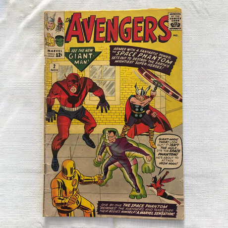 Avengers #2 // 1st App of the Space Phantom // Hulk Leaves // 1963