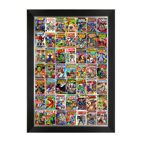 Marvel Classic Comic Collection // Framed Art Print