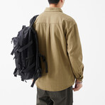 Button Up Shirt Jacket // Khaki // Style 2 (XL)