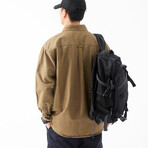 Button Up Shirt Jacket // Khaki // Style 4 (XS)