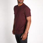 Density Premium Short Sleeve T-Shirt // Burgundy (XS)