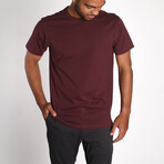 Density Premium Short Sleeve T-Shirt // Burgundy (XS)