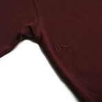 Density Premium Short Sleeve T-Shirt // Burgundy (XS)