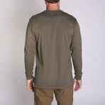 Density Premium Long Sleeve T-Shirt // Olive (XS)