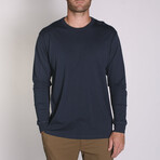 Density Premium Long Sleeve T-Shirt // Navy (XS)