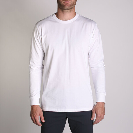 Density Premium Long Sleeve T-Shirt // White (XS)