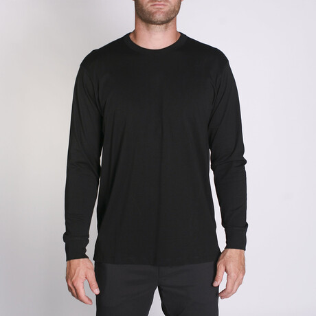 Density Premium Long Sleeve T-Shirt // Black (XS)