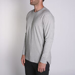 Density Premium Long Sleeve T-Shirt // Gray Heather (XS)