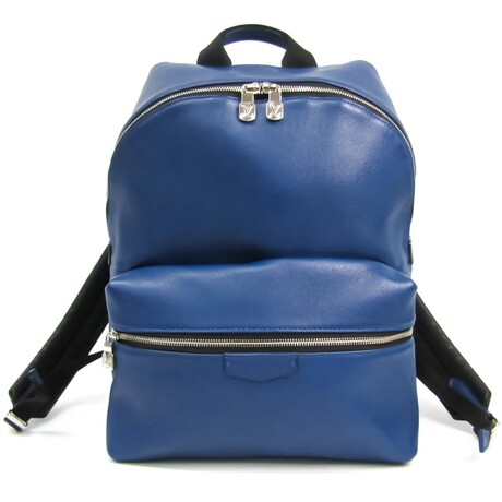 Taiga Leather Backpack // Cobalt // Pre-Owned