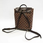 Damier Canvas Backpack // Ebene // Pre-Owned