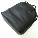 Taiga Leather Tote Bag // Noir // Pre-Owned