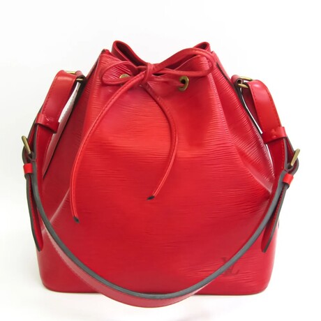 Epi Leather Bucket Bag // Castilian Red // Pre-Owned