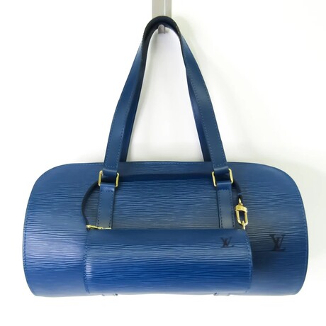 Epi Leather Baguette Handbag // Toledo Blue // Pre-Owned