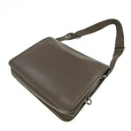 Taiga Leather Shoulder Bag // Grizzly // Pre-Owned