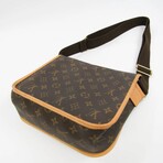 Monogram Leather Shoulder Bag // Monogram Brown // Pre-Owned