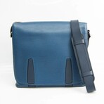 Epi Lather Shoulder Bag // Blue // Pre-Owned