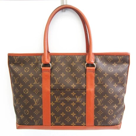 Monogram Leather Handbag // Monogram Brown + Chestnut // Pre-Owned