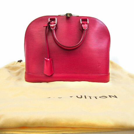 Epi Leather Handbag // Fuchsia // Pre-Owned