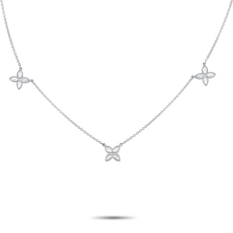 Tiffany & Co. // Victoria Platinum + Diamond Necklace // 16" // Estate