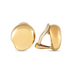Tiffany & Co. // 18K Yellow Gold Bean Clip-On Earrings // Estate
